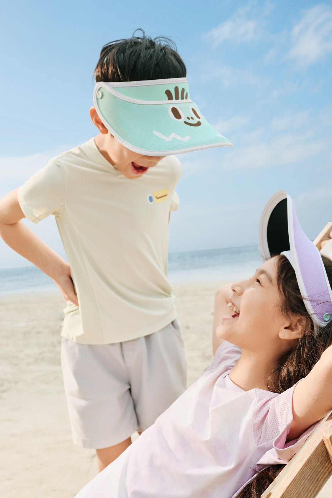 Skyline S24 UPF50+ Kids Sun Hat for Boys & Girls - Lightweight, Adjustable & Breathable for Beach, Pool & Outdoor Activities