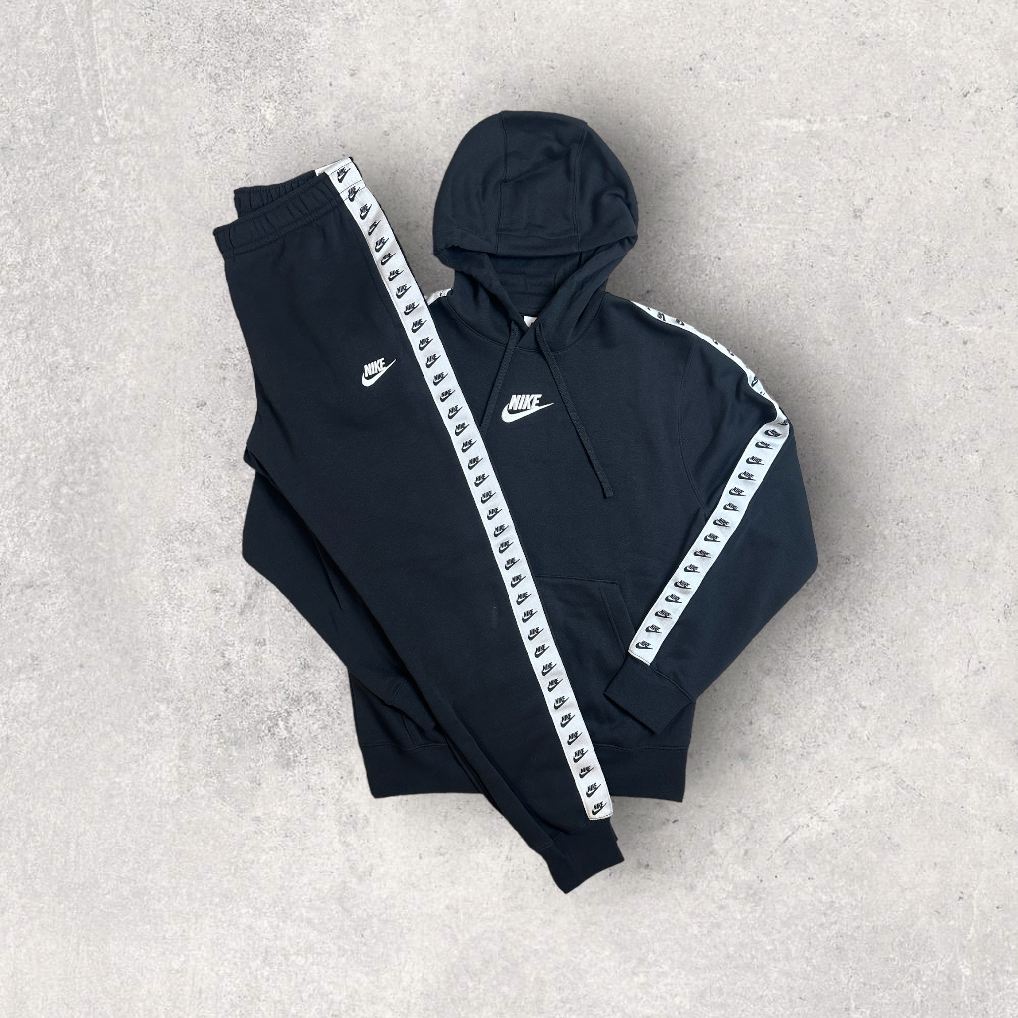 Nike Essentials Fleece Tracksuit for Men & Women - Black | Comfortable & Stylish Jogging Suit for Running, Gym, and Casual Wear