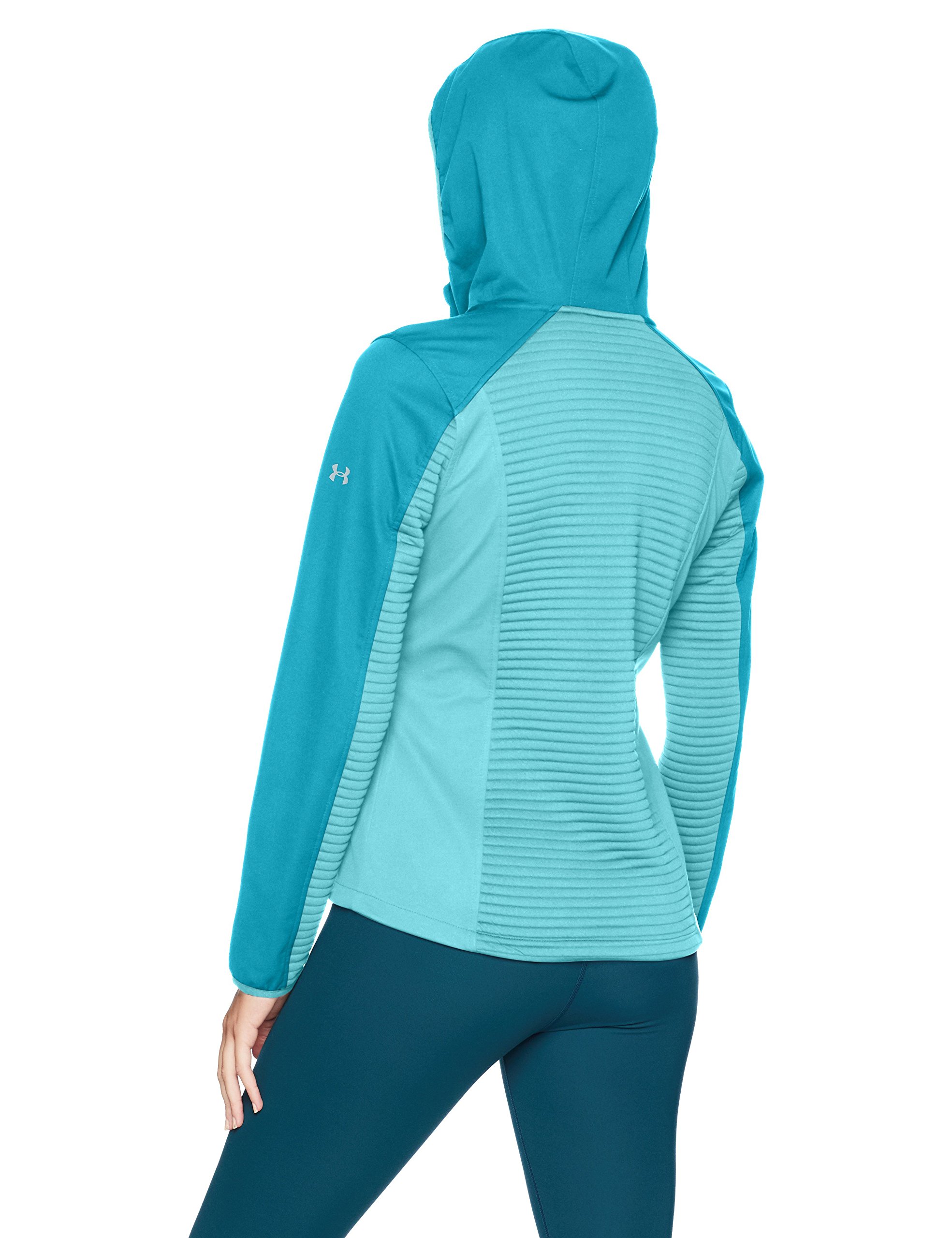 Under Armour Women's Hard Face Windproof Hoodie Jacket - Lightweight Winter Running & Outdoor Sports Outerwear for Cold Weather