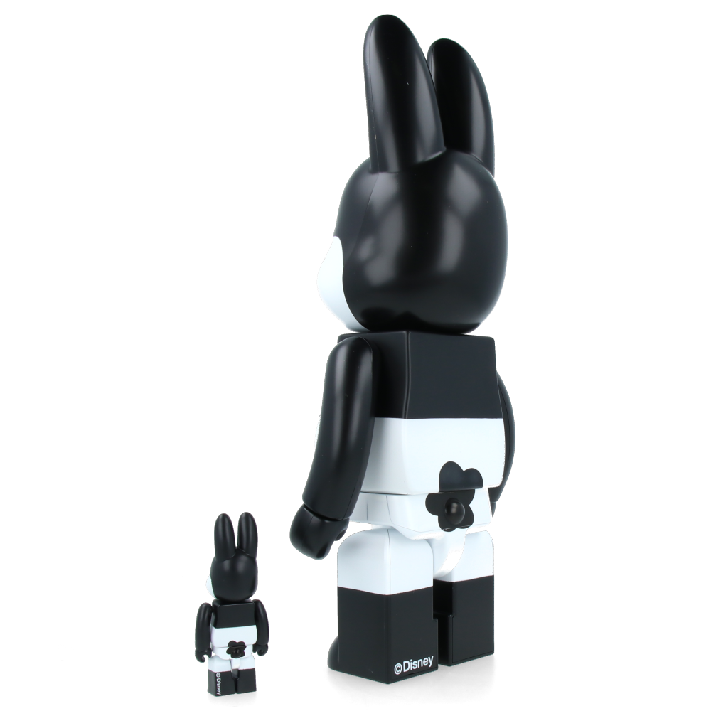 400% + 100% Bearbrick Oswald the Lucky Rabbit Collectible Figure - Perfect for Anime Fans, Home Decor & Gift Giving