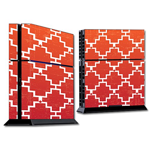 MightySkins Custom Vinyl Skin Wrap Sticker for Sony PlayStation 4 (PS4) Console - Durable Cross Hatch Design - Perfect for Gaming Setups & Personalization