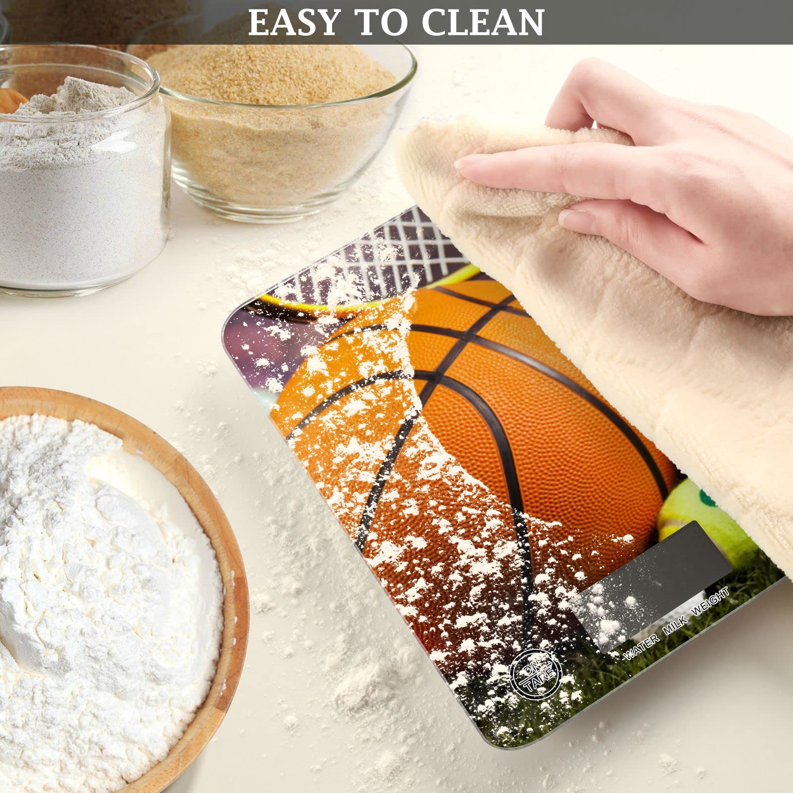 Precision Digital Kitchen Scale - Waterproof Food Scale for Cooking & Baking (Measures in Ounces & Grams) | Ideal for Meal Prep, Weight Loss & Sports Nutrition