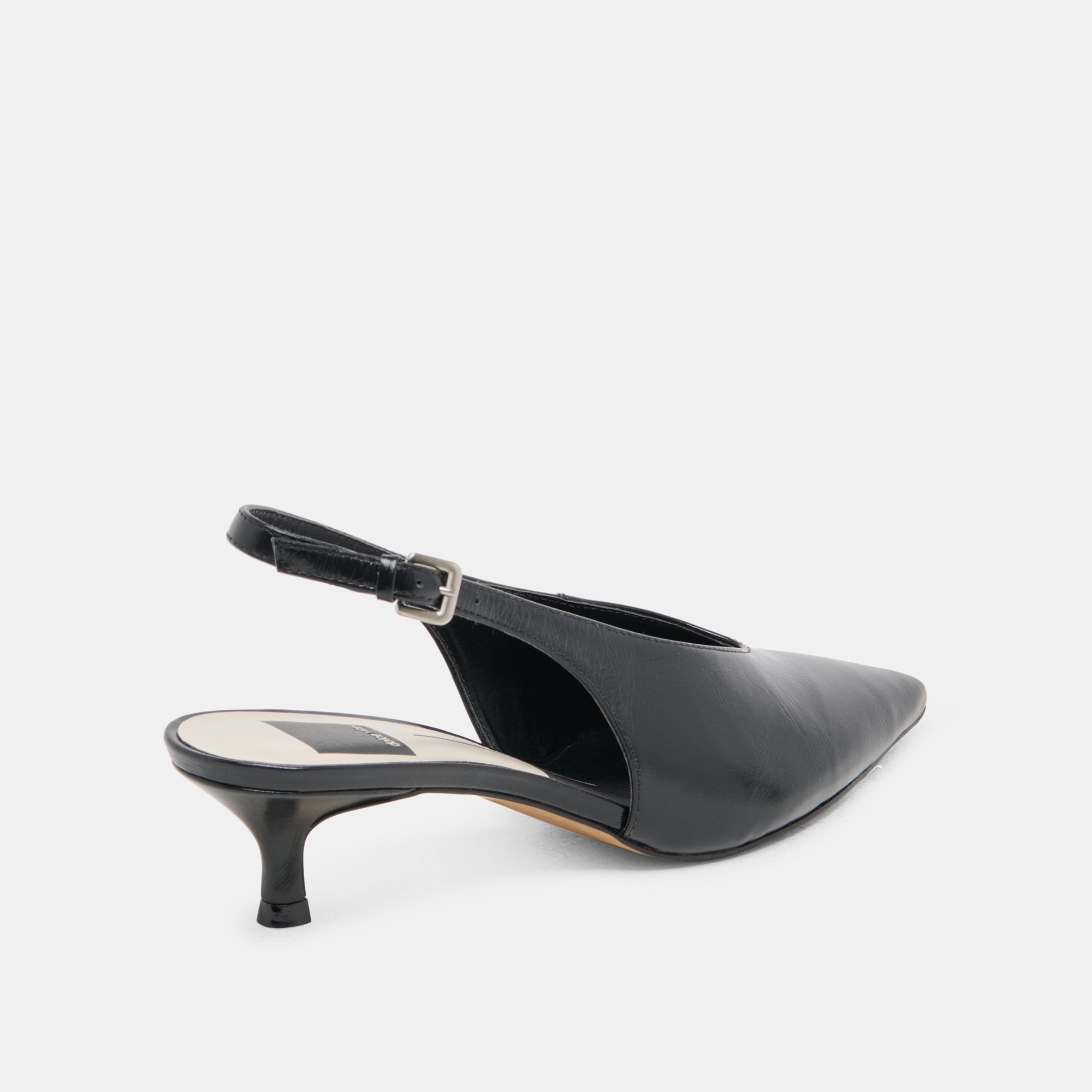 ALENNA Women's High Heels - Midnight Crinkle Patent Leather Pumps for Party, Wedding & Evening Wear - Stylish & Comfortable Dress Shoes