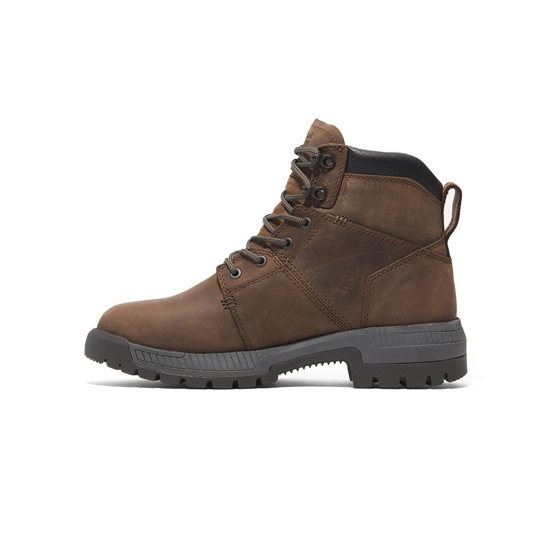 Montauk 6 Inch Full Grain Leather Work Boots for Men - Durable & Comfortable - Perfect for Construction, Hiking & Outdoor Activities