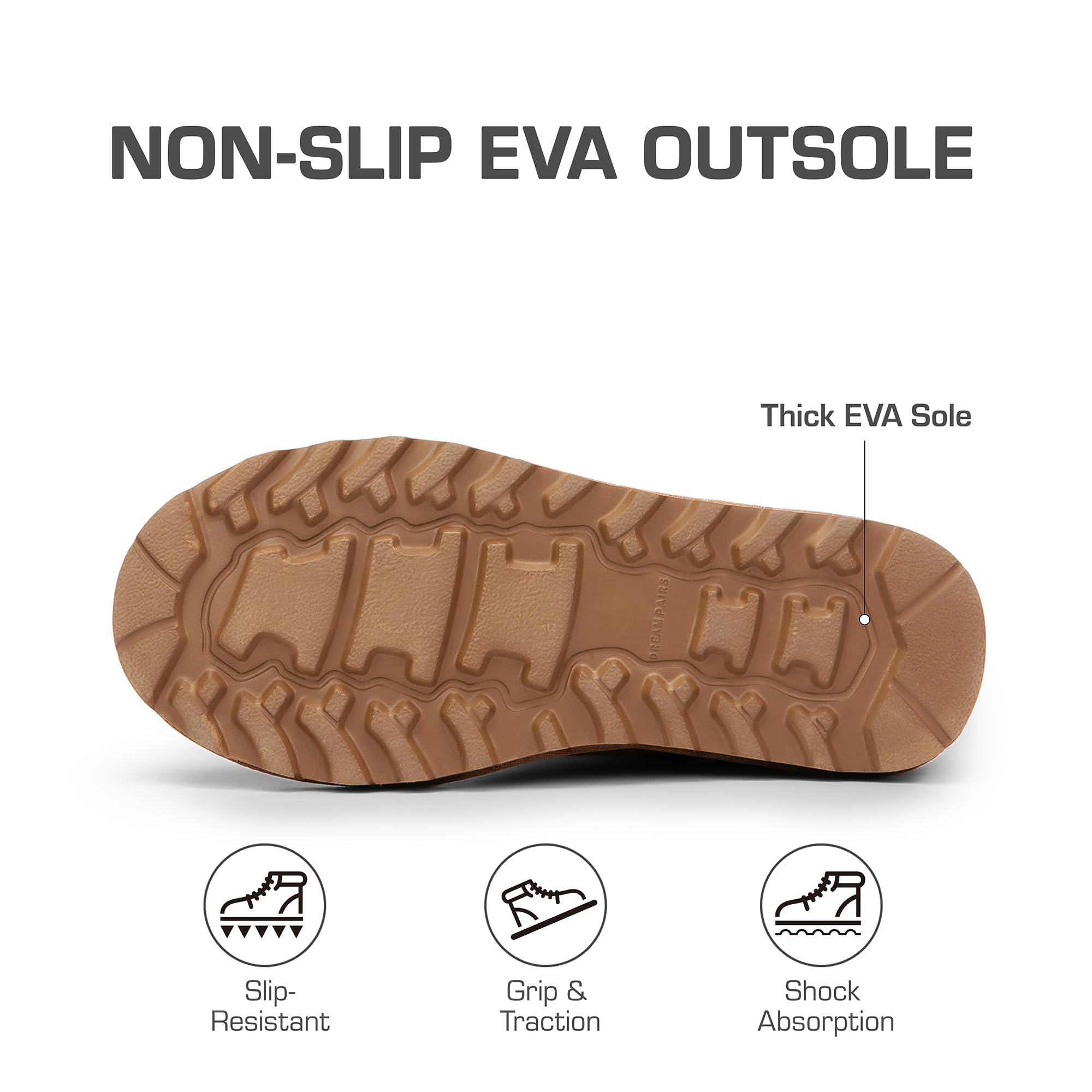 DREAM PAIRS Women's Waterproof Winter Snow Boots - Mid Calf Warm Fuzzy Buckle Boots with Non-Slip Sole for Snowy Weather, Hiking, Ice Fishing | Fashionable Winter Booties for Cold Climate, Travel & Daily Wear | Cozy Outdoor Boots for Snowshoeing, Shopping & Casual Outfits | Perfect for Snow Days, Winter Walks & Stylish Adventures