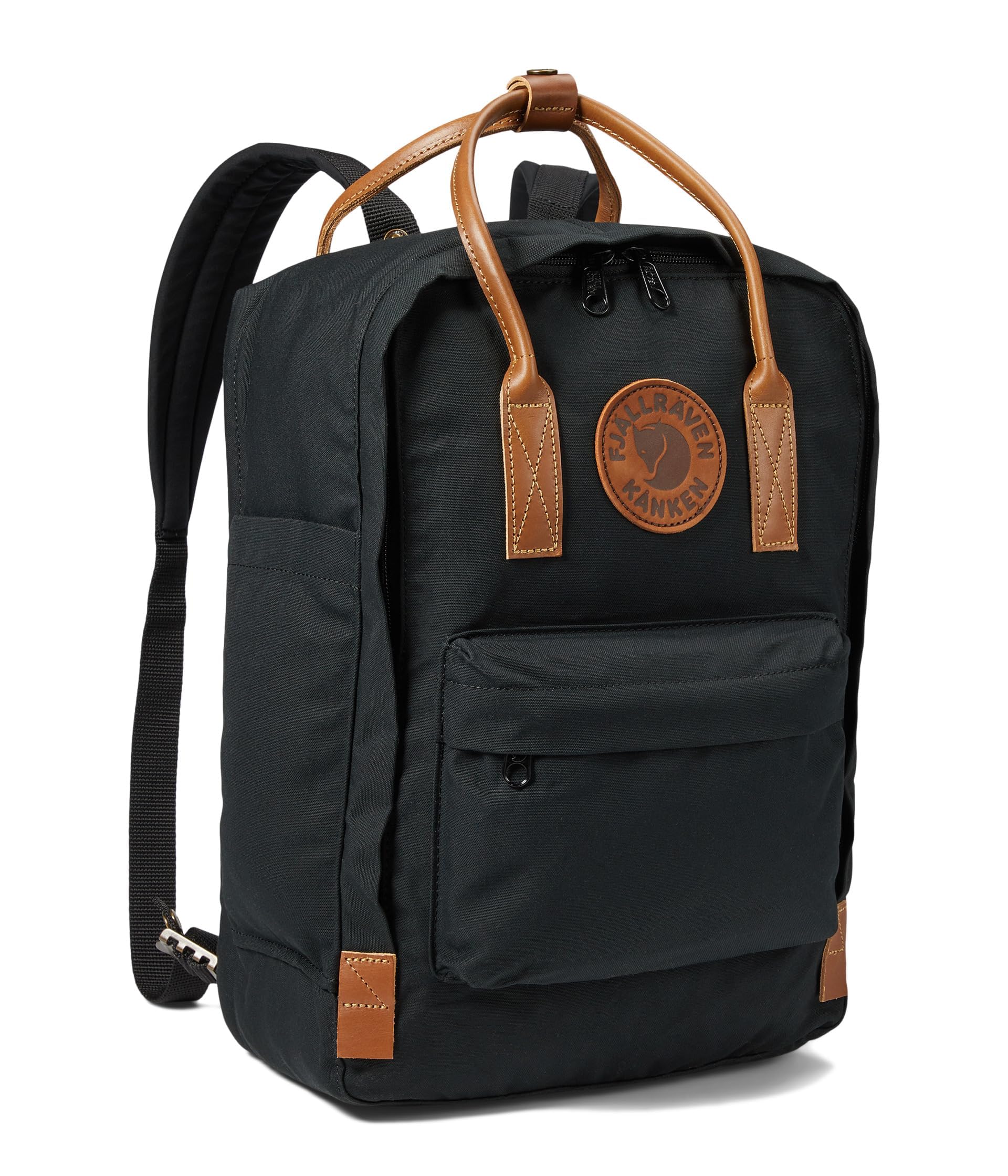 Fjällräven Kånken Unisex Laptop Backpack 15 Inch - Black One Size - Durable Water-Resistant School & Travel Backpack for Students & Professionals