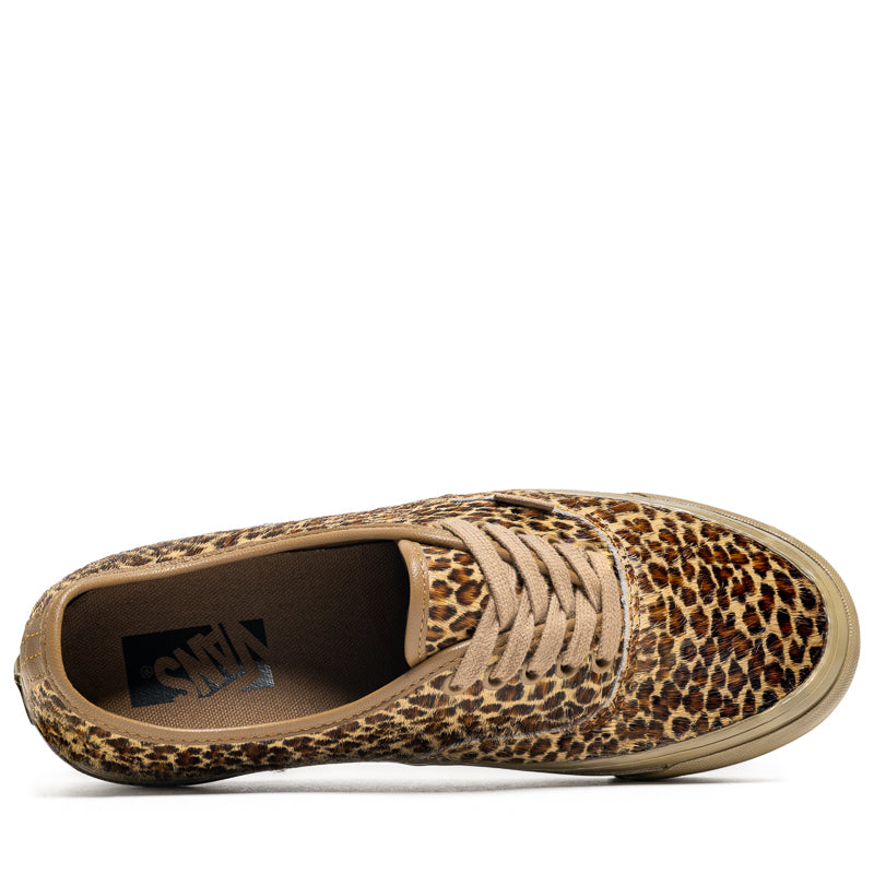 Vans LX Authentic 44 Pony Hair Leopard Print Sneakers - Stylish Casual Shoes for Women & Men | Perfect for Streetwear, Skateboarding & Everyday Fashion