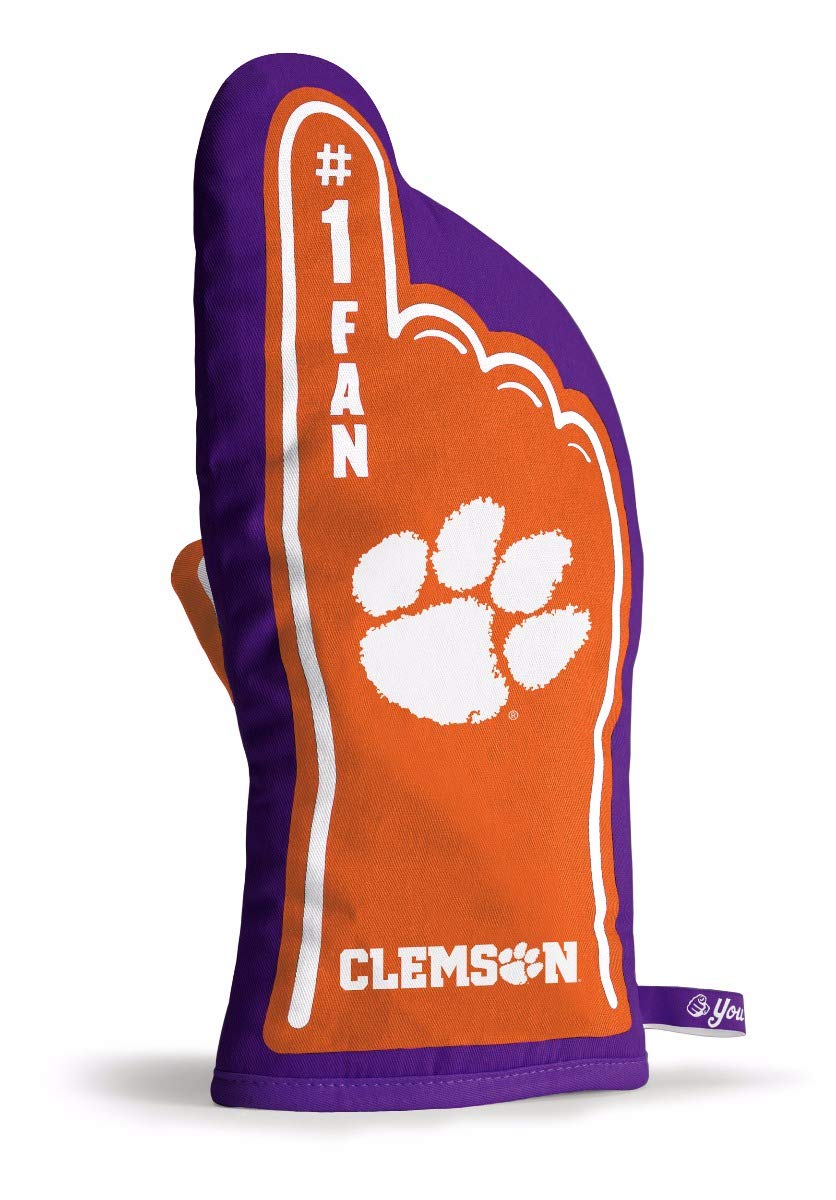 YouTheFan NCAA #1 Oven Mitt - Heat Resistant & Team Spirit Kitchen Glove for Baking, Grilling & Cooking - Perfect for College Sports Fans & Game Day Parties