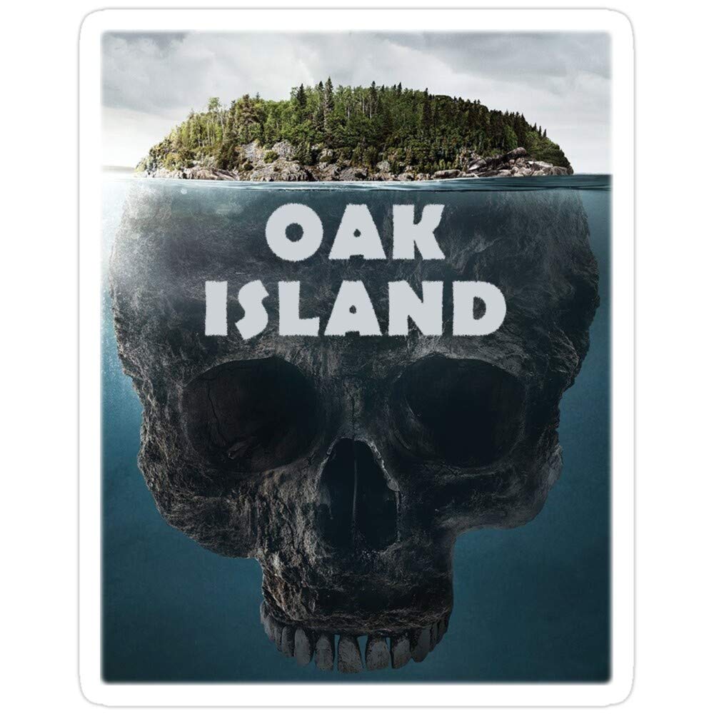 3 Pack Oak Island Nova Scotia Canada Vinyl Stickers - Waterproof Decals for Laptop, Phone, Car, Guitar, Fridge - Funny Travel & Adventure Themed Stickers for Outdoor Enthusiasts & History Lovers