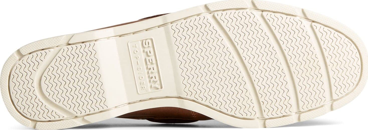 Sperry Men's Leeward 2-Eye Cascade Boat Shoes - Brown Leather Casual Slip-Ons for Sailing, Walking & Everyday Comfort
