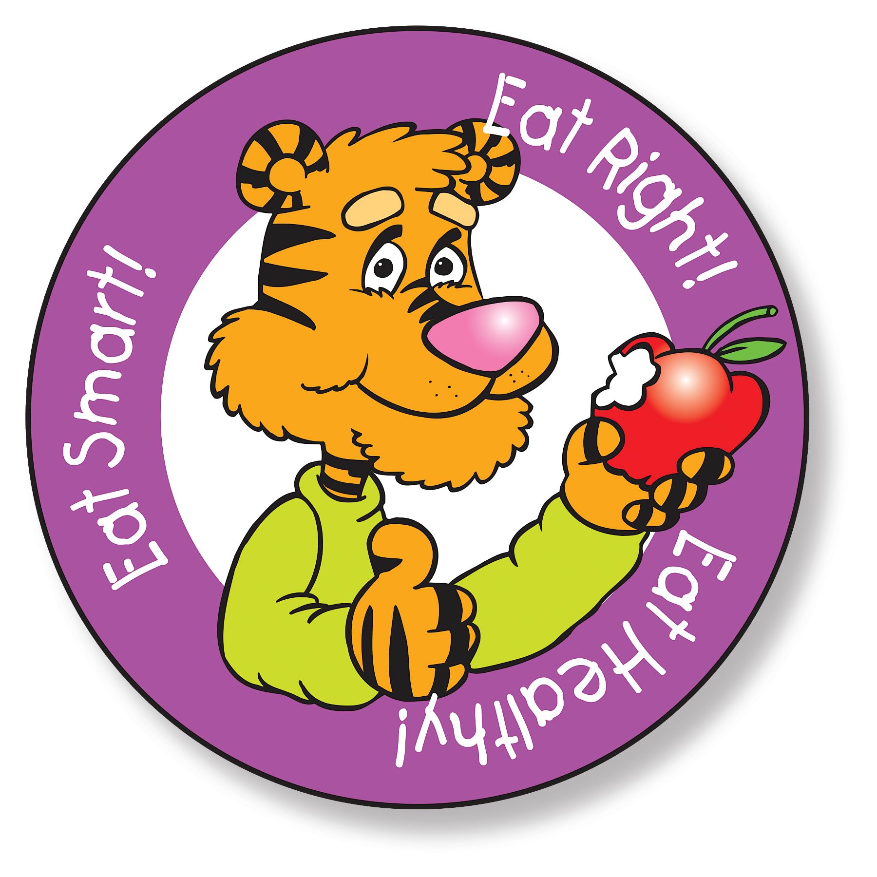 ZOCO Nutrition Stickers Roll - 400 Healthy Eating Motivational Stickers for Kids (2
