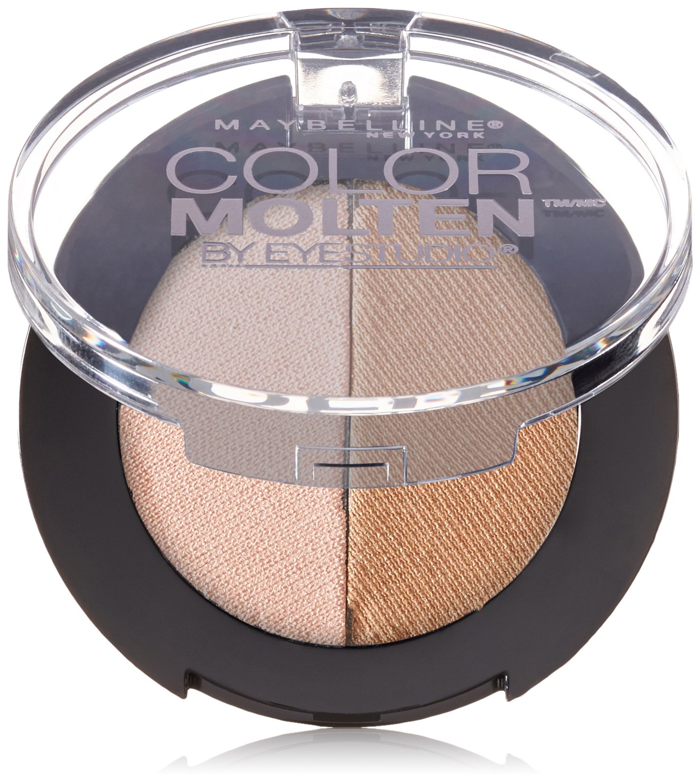Maybelline New York Eye Studio Color Molten Cream Eyeshadow - Nude Rush 0.07oz | Long-Lasting Creamy Eyeshadow for Day & Night Makeup | Perfect for Everyday Wear, Parties & Special Occasions