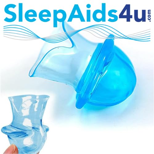 Anti-Snoring Mouthpiece for Teeth Grinding & Sleep Apnea Relief - Tongue Retainer Snore Stopper, Dentist-Recommended Night Guard (NHS/ENT Approved) - Perfect for Travel & CPAP Alternative