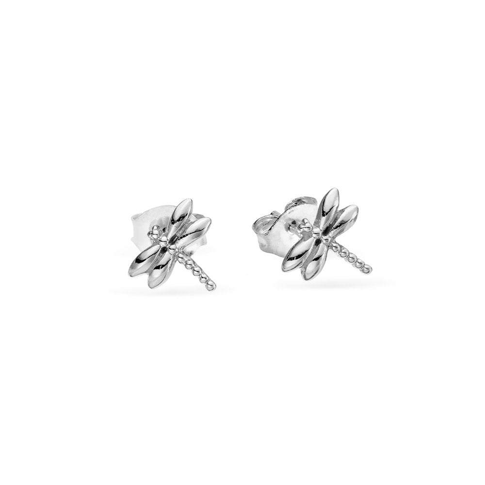 Tiny Dragonfly Stud Earrings - Delicate Gold Plated Dainty Studs for Women - Perfect for Everyday Wear, Gifts, and Special Occasions