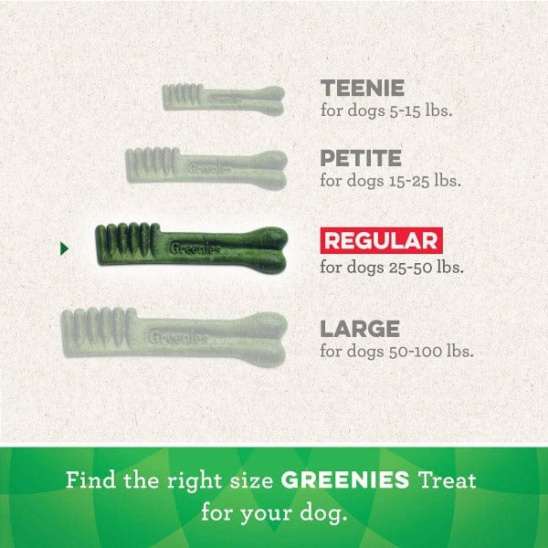 Greenies Original Regular Dog Dental Treats for Teeth Cleaning & Fresh Breath – Healthy Chews for Small to Medium Dogs – Perfect for Daily Oral Care & Training Rewards