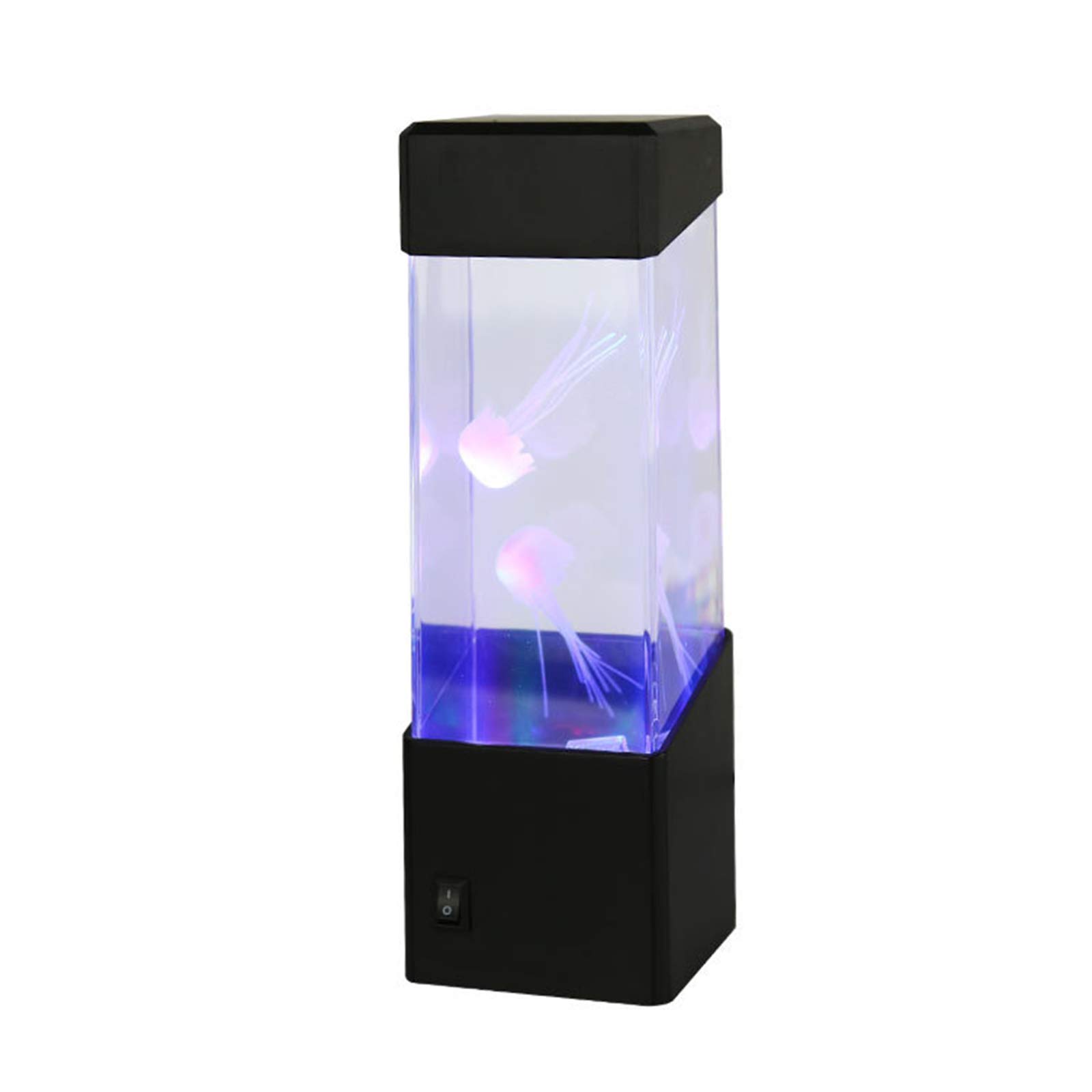 Petyoung Color Changing Jellyfish Night Light - Mini USB Desktop Mood Lamp for Study, Bedroom, Office Decor | Relaxing Ambient Lighting for Kids & Adults