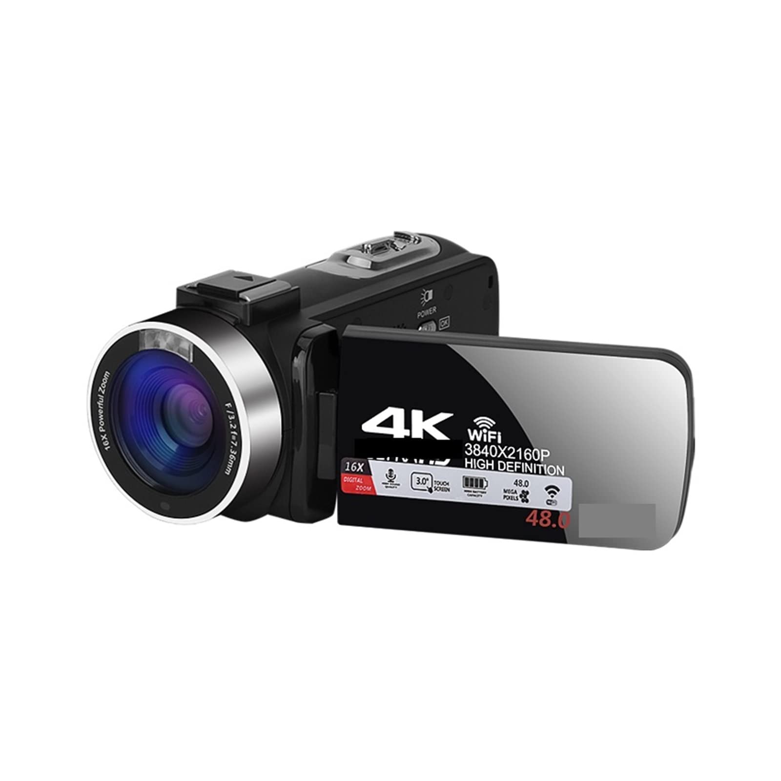 4K Digital Vlog Camera with 18X Zoom - BODORME Portable Video Recorder for YouTube Streaming, Webcam & Outdoor Photography (Includes 32GB SD Card) - Perfect for Vlogging, Live Streaming, Travel Videos and Home Office Conferencing