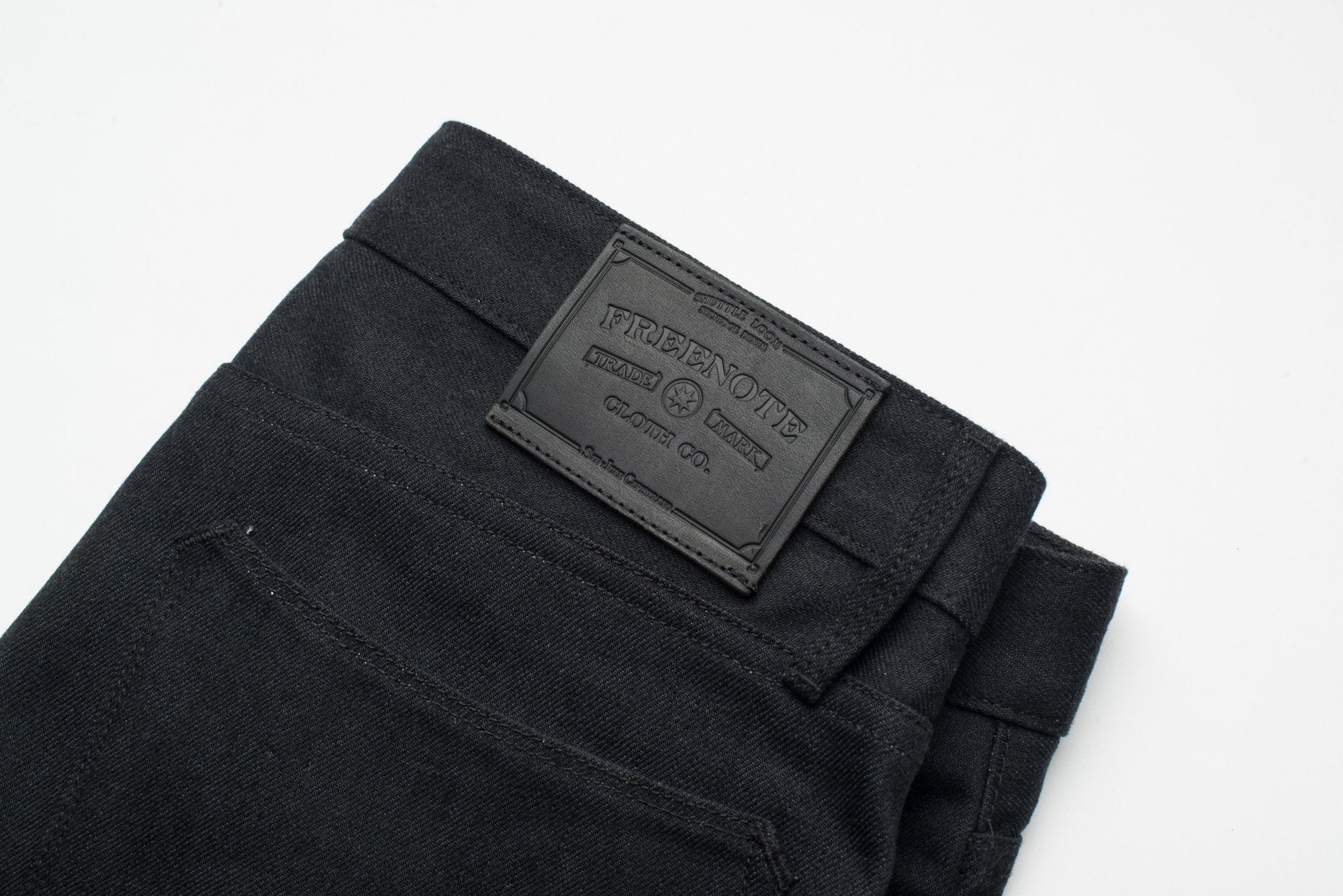 Freenote Portola Taper Raw 14.25 OZ Black Grey Selvedge Denim Jeans - Premium Men's Slim Fit Pants for Casual Wear & Night Out