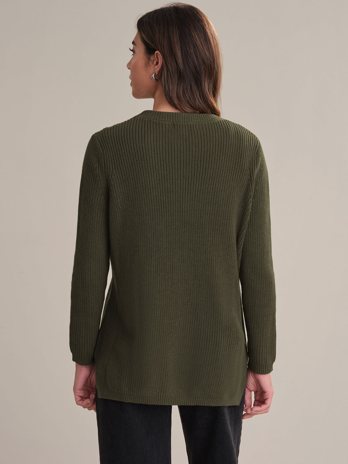 Emma Women's Crewneck Shaker Stitch Cotton Sweater | Soft Casual Knit Pullover for Fall & Winter | Perfect for Office, Date Night & Weekend Outings