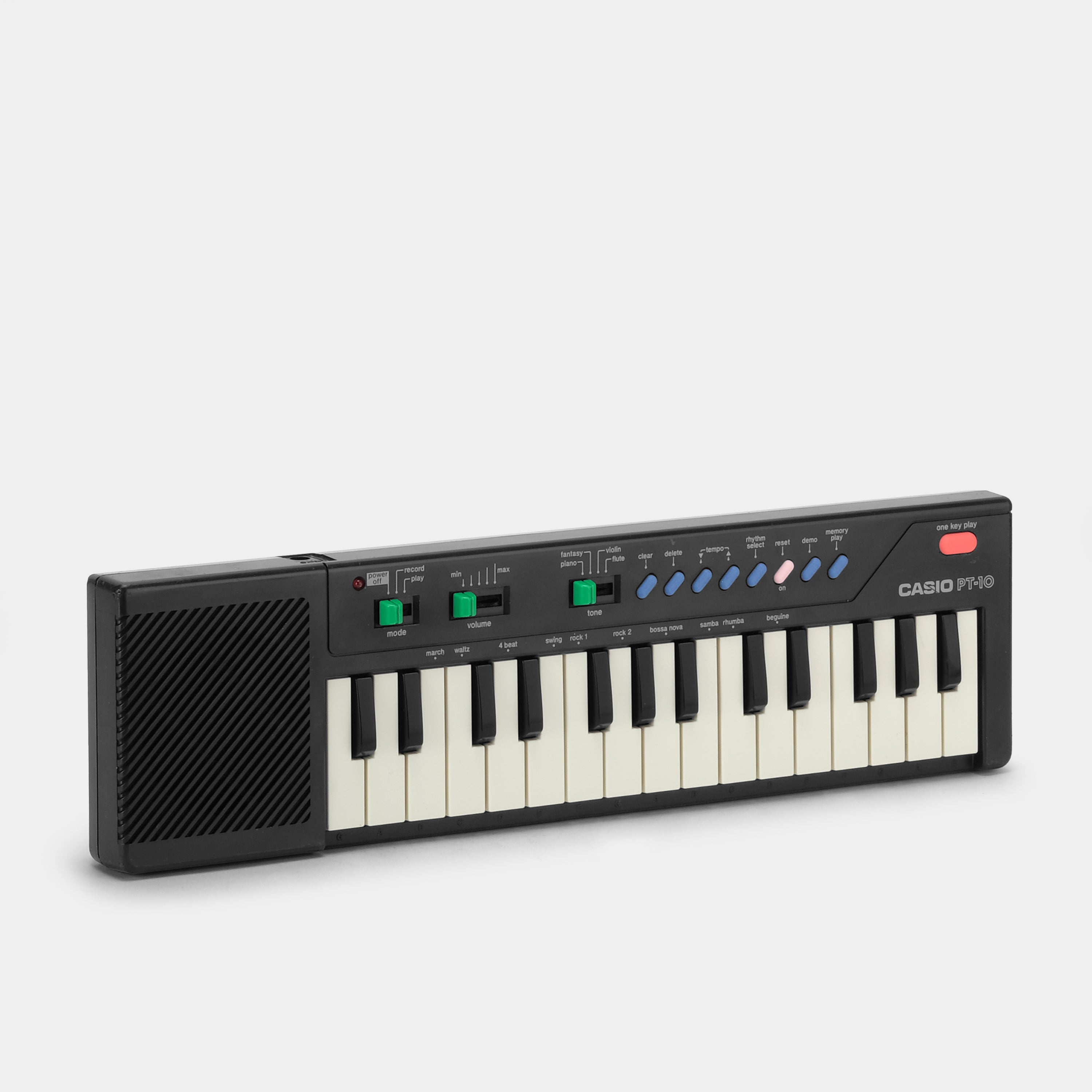 Casio PT-10 Black Mini Synthesizer Keyboard - Portable Digital Piano for Beginners & Professionals - Perfect for Home, Studio & Live Performances