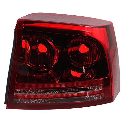 2006-2008 Dodge Charger Passenger Side Tail Light Replacement - OEM Style LED Brake Lamp for Night Driving & Enhanced Safety