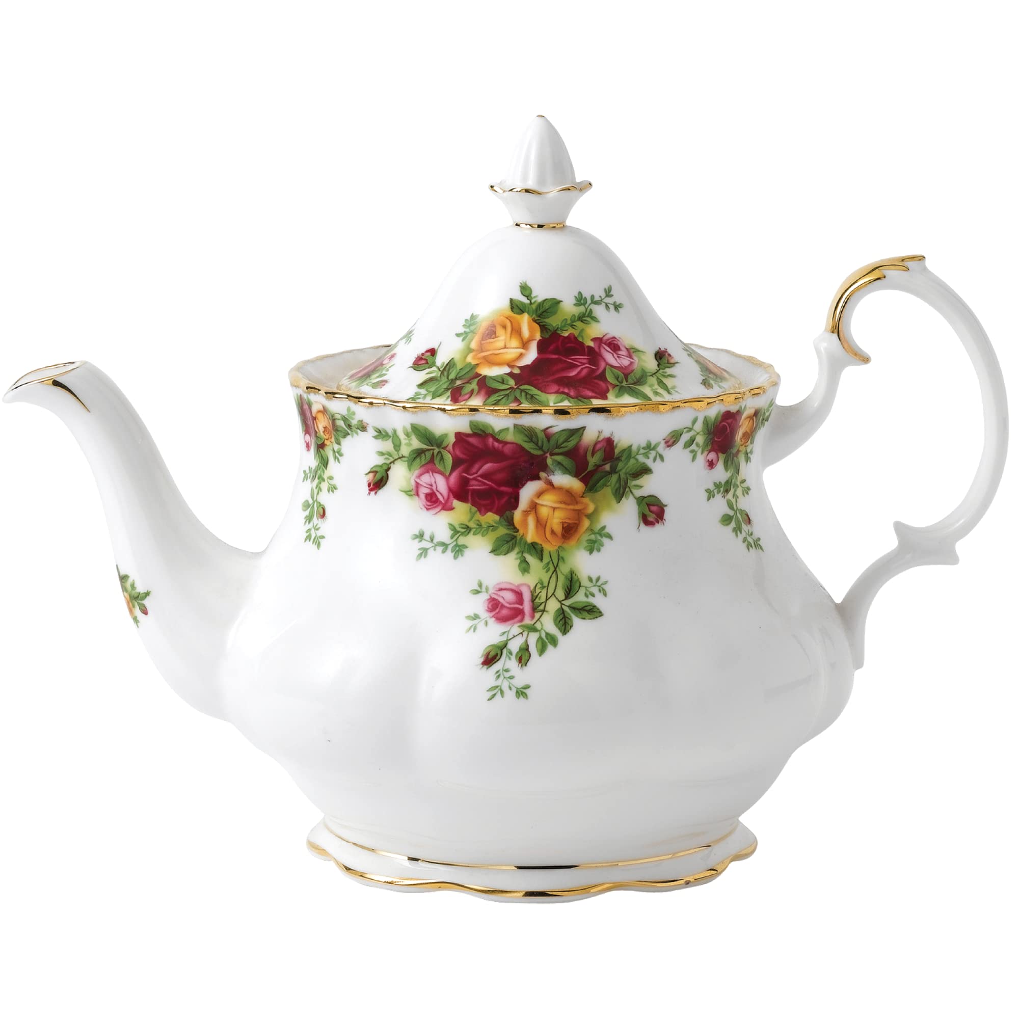 Royal Albert Old Country Roses Large Teapot - Elegant Floral Design for Afternoon Tea & Home Decor