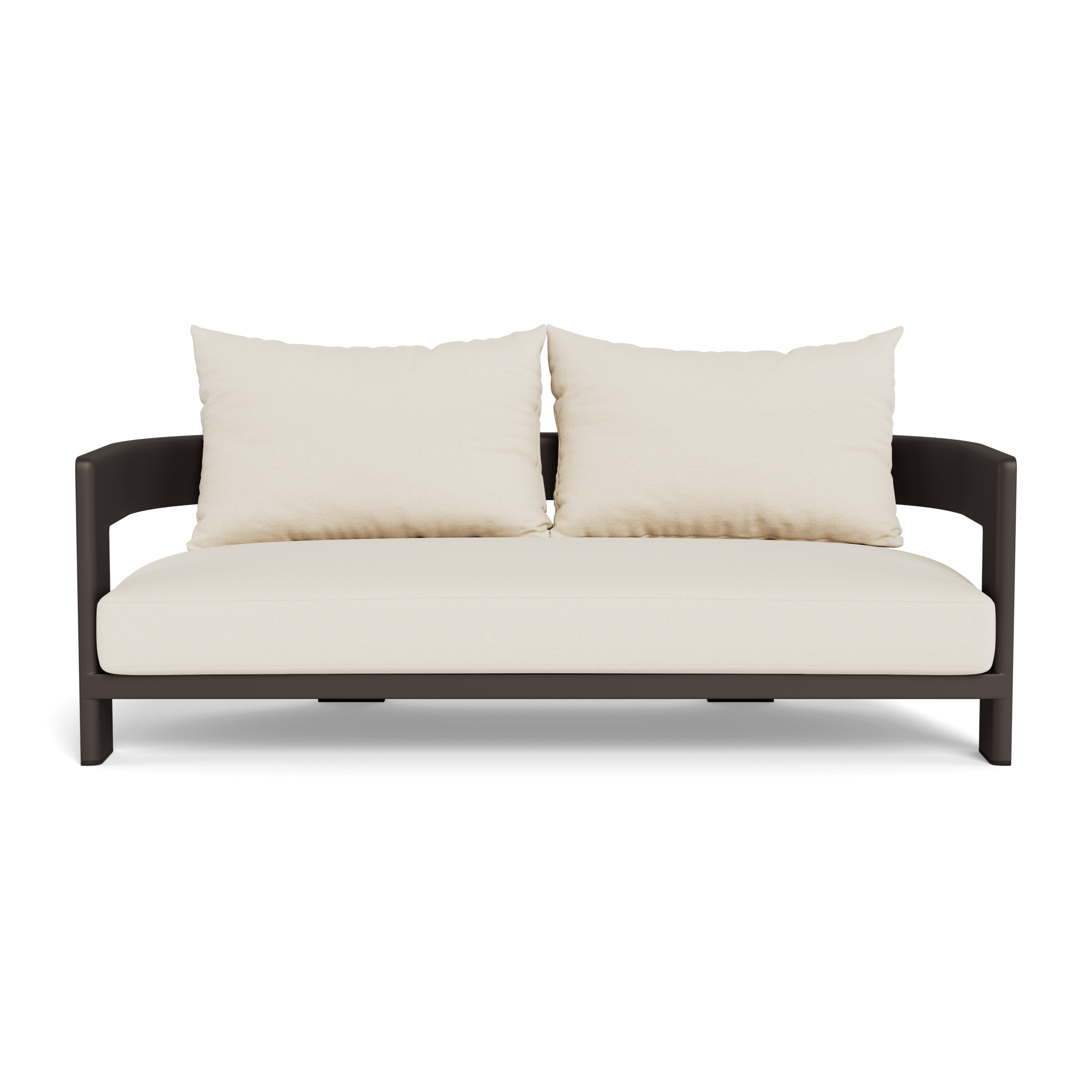 Victoria Aluminum 2-Seat Outdoor Patio Sofa - Lightweight & Weather-Resistant for Garden, Poolside, or Balcony Relaxation