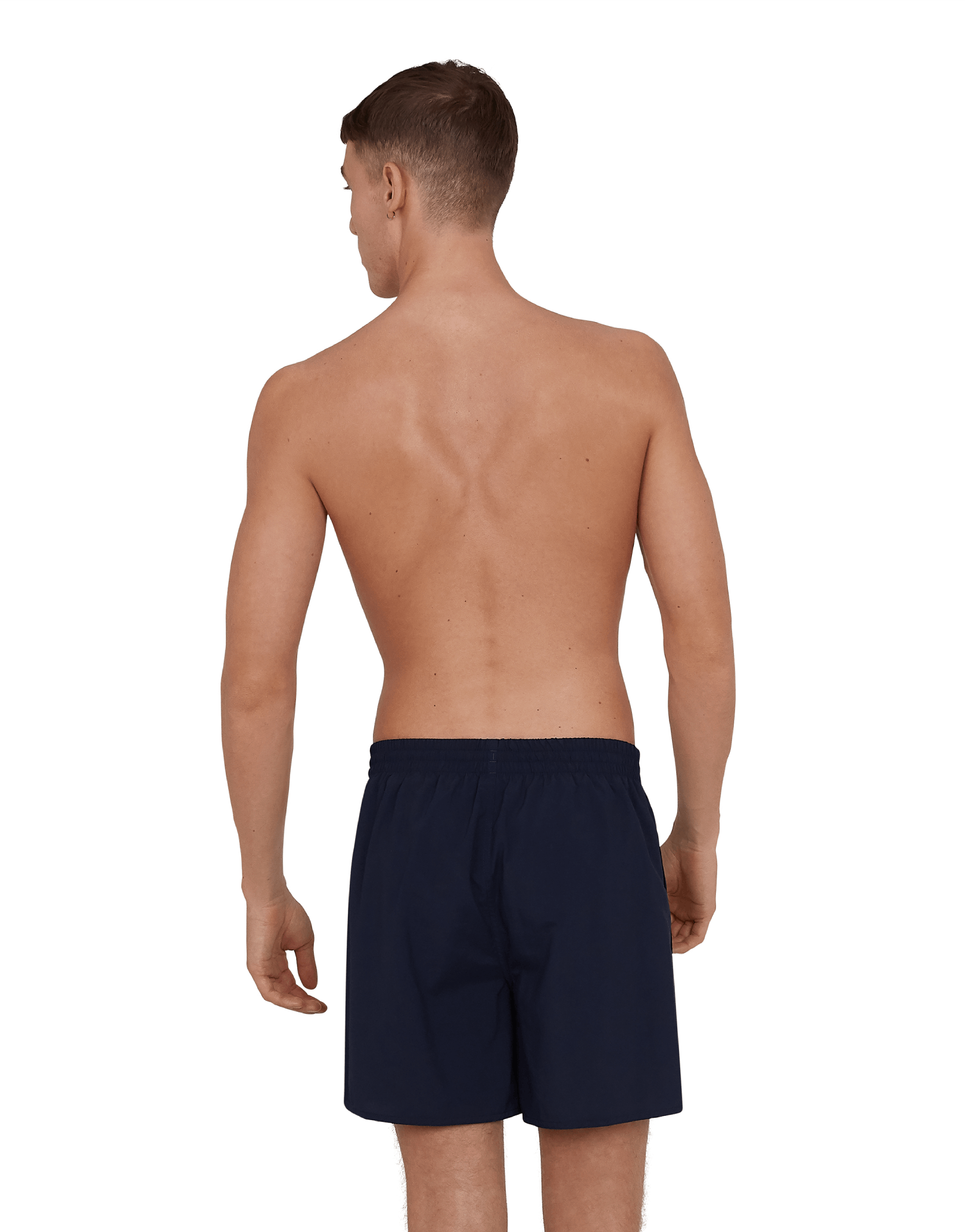 Essentials 16 Water Shorts for Men - Quick-Dry Swim Trunks with UPF Protection - Perfect for Swimming, Beach Vacation & Water Sports - Navy Blue