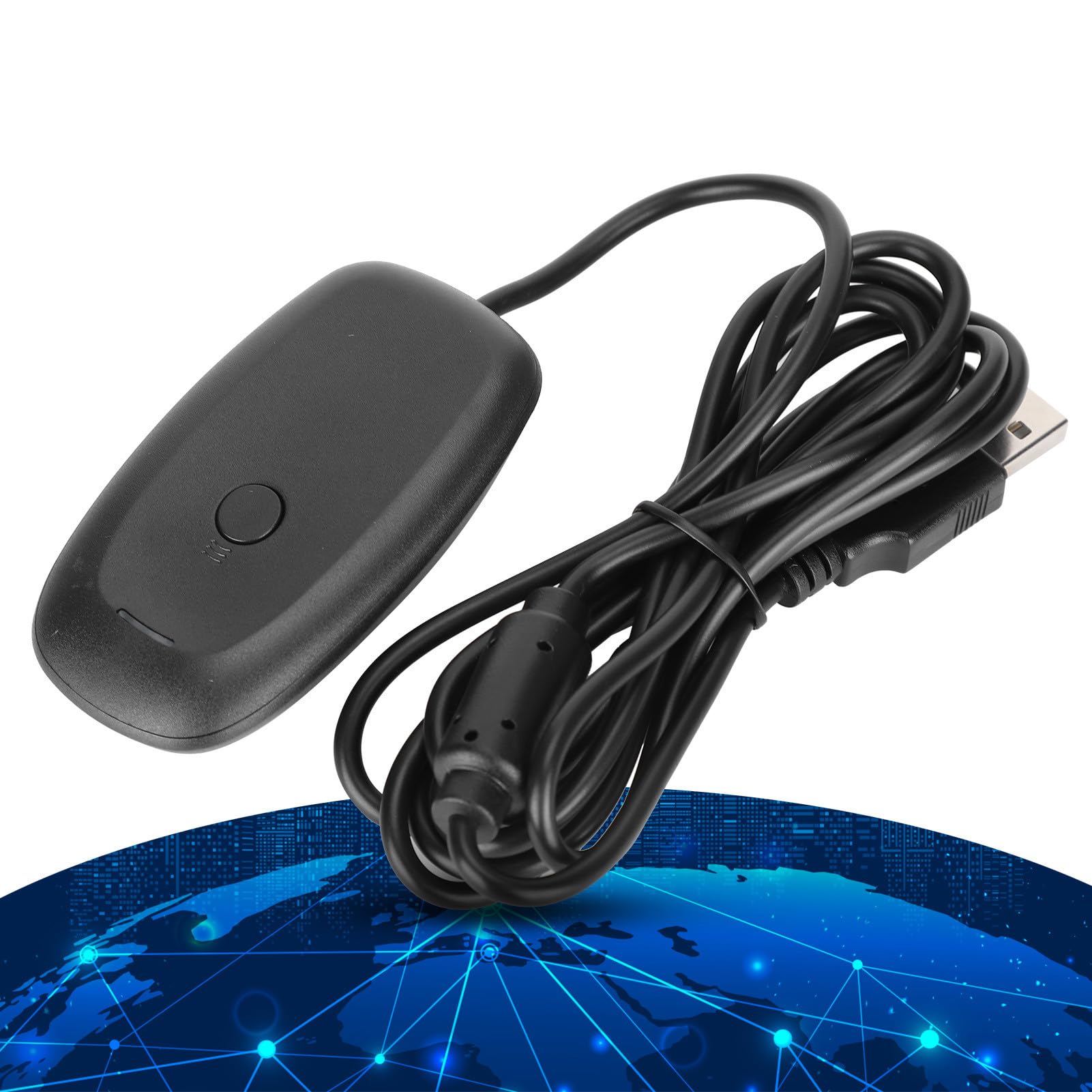 Wireless Controller Adapter for PC Receiver - Compatible with Microsoft Xbox 360 - Play Games on Your Computer with Xbox Controller (Perfect for Gaming, Streaming & Emulation)