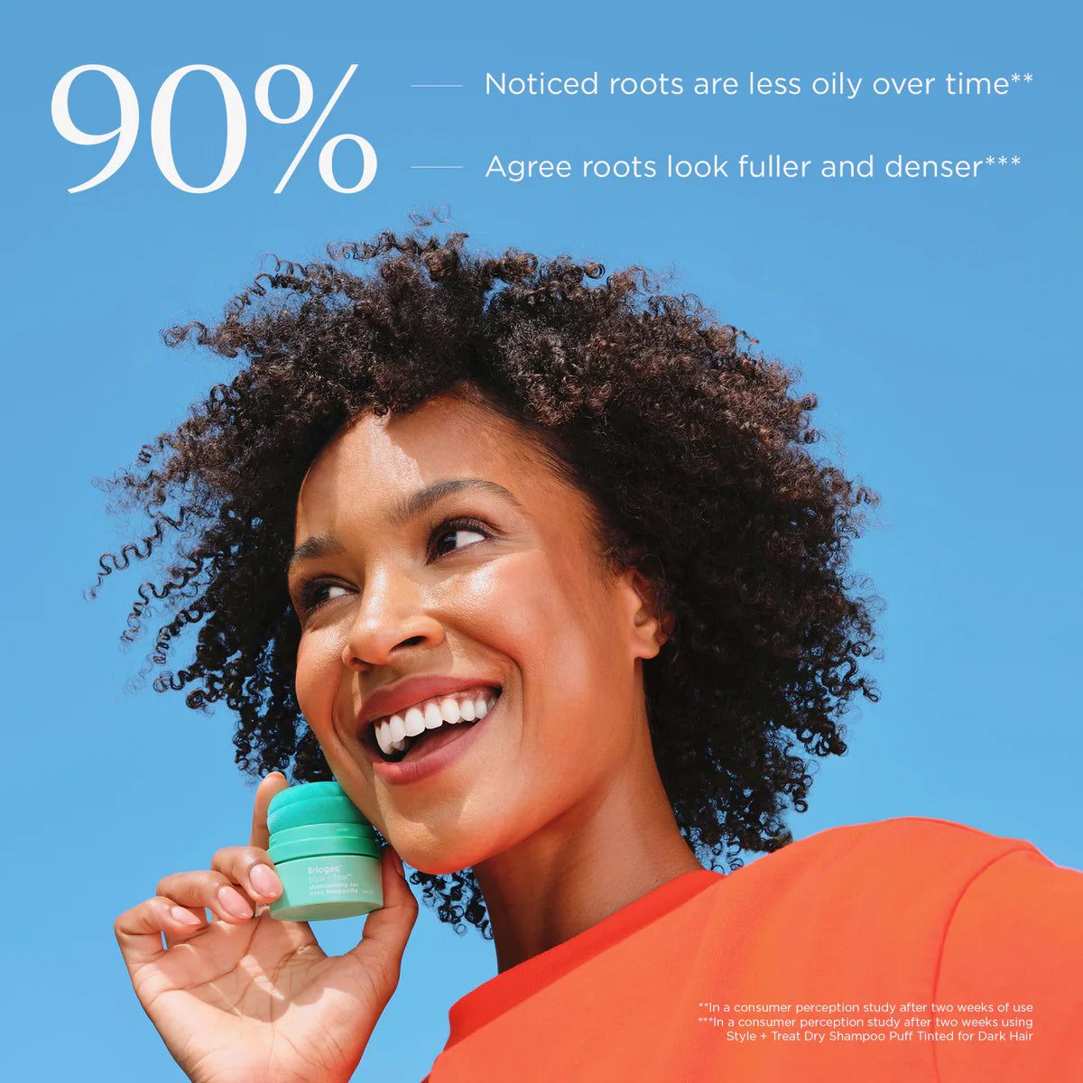 Style & Treat Dry Shampoo Puff - Volumizing & Refreshing Hair Powder for Oily Hair - Perfect for Travel, Gym & On-The-Go Hair Care
