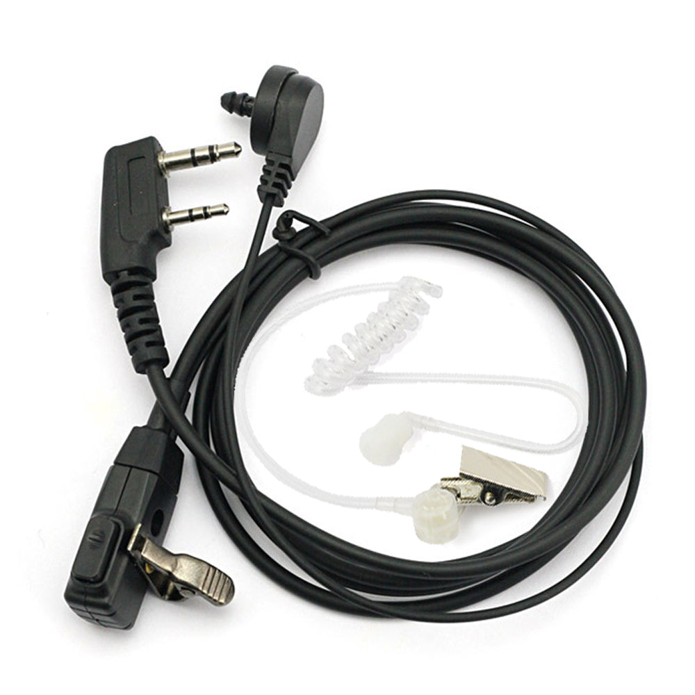 FBI Style Covert Earpiece Headset with K Plug - Compatible with Radioddity Baofeng & TYT Two-Way Radios | Discreet Communication for Security, Surveillance & Undercover Operations
