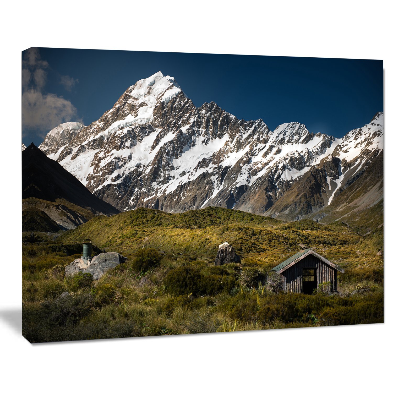 Foggy Mountains and Valley Landscape Canvas Print - Stunning Nature Wall Art for Living Room, Bedroom & Office Decor