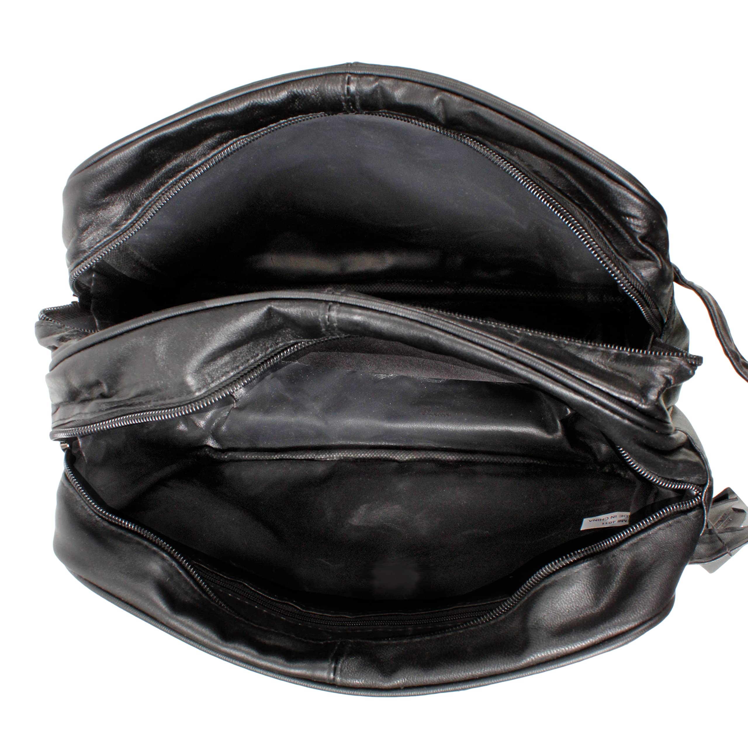 Jumbo Extra Large Genuine Leather Toiletry Bag for Men - Premium Travel Wash Bag & Overnight Organizer (Black) - Perfect for Business Trips, Gym, Camping & Weekend Getaways