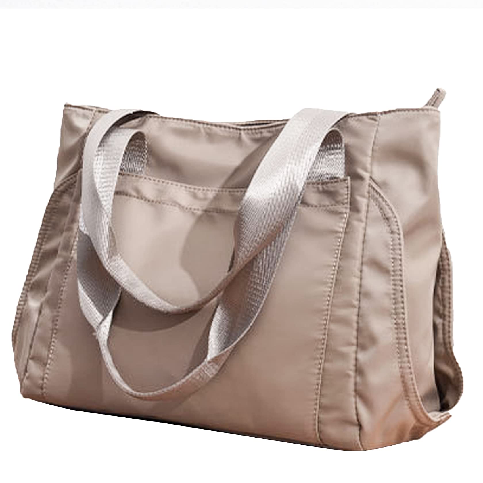 Waterproof Nylon Tote Bag for Women - Durable Work & Travel Shoulder Bag for Office & Commuting