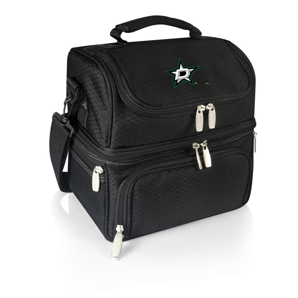 NHL Dallas Stars Insulated Lunch Box with Picnic Set - Reusable Cooler Bag for Work, School & Outdoor Activities - Perfect for Office, Picnics & Sports Events