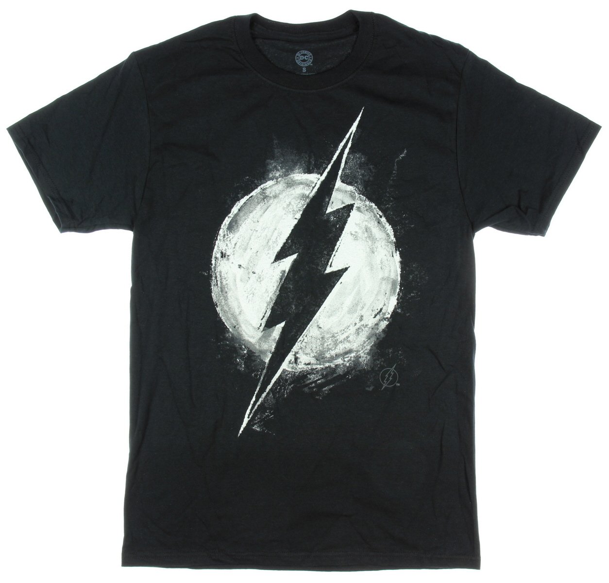 DC Comics Flash Logo Graphic T-Shirt for Men - Superhero Casual Wear for Fans & Collectors | Perfect for Cosplay, Comic Con & Everyday Outfits