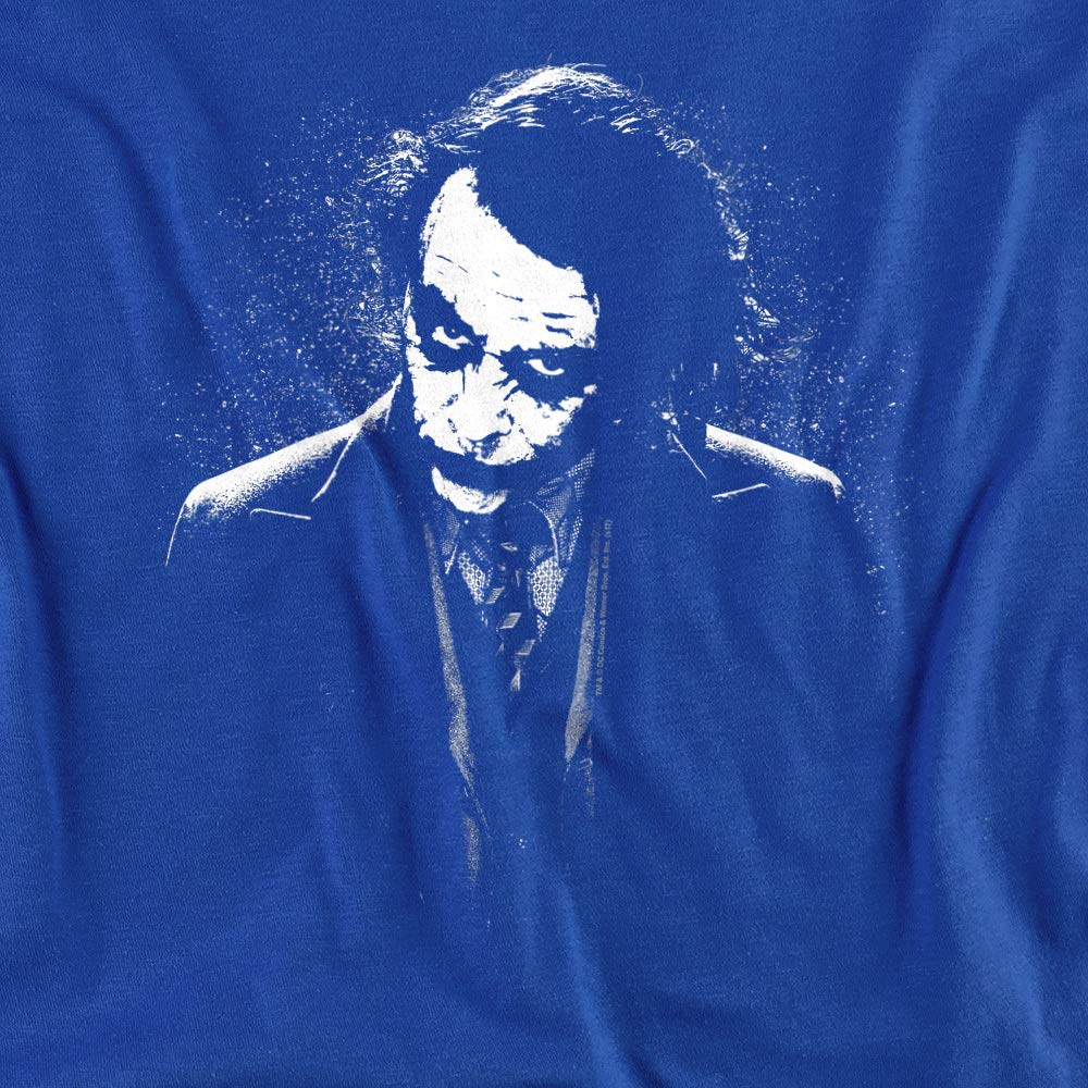 Popfunk Classic The Dark Knight Heath Ledger Joker T-Shirt | Batman Movie Merchandise | Casual Wear & Cosplay Costume
