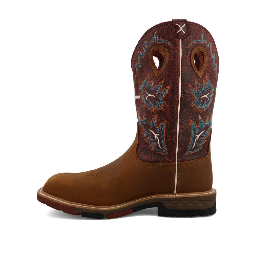 Men's 12 Western Work Boots - Durable Cowboy Boots for Ranch Work & Outdoor Activities | Perfect for Ranchers, Farmers & Country Style