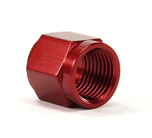 Nitrous Outlet 6AN Red B-Nut Fitting - High Performance Fuel & Nitrous Oxide System Connector for Racing & Automotive Applications