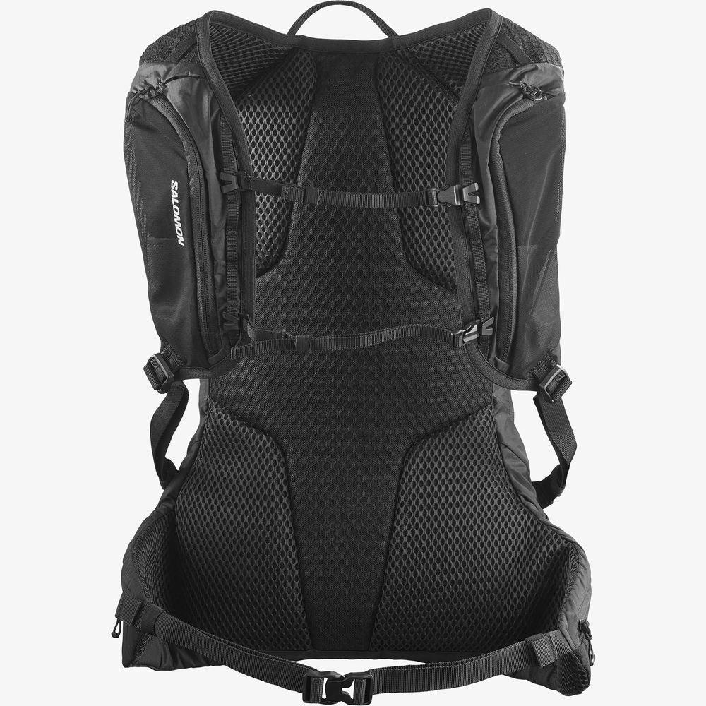 Salomon XT 20 Backpack - Lightweight Hiking Backpack for Men & Women, Durable Travel Daypack with Multiple Pockets (Black) - Perfect for Outdoor Adventures, Camping & Daily Commute