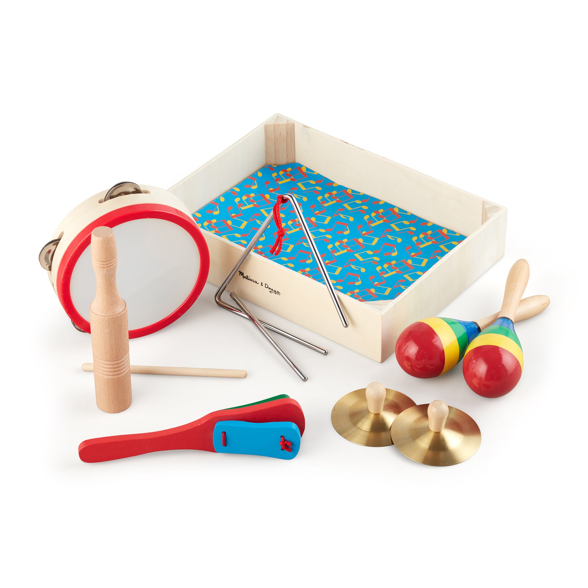 Band in a Box Musical Instrument Set - Clap, Clang & Tap for Kids | Perfect for Preschool Music Education & Classroom Activities
