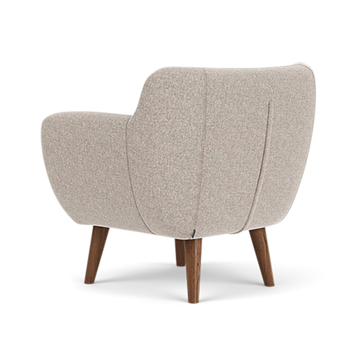 Anne Fabric Armchair - Modern Upholstered Accent Chair for Living Room, Bedroom & Office - Comfortable Lounge Chair with Sturdy Wooden Legs (Perfect for Reading, Relaxing & Home Decor)
