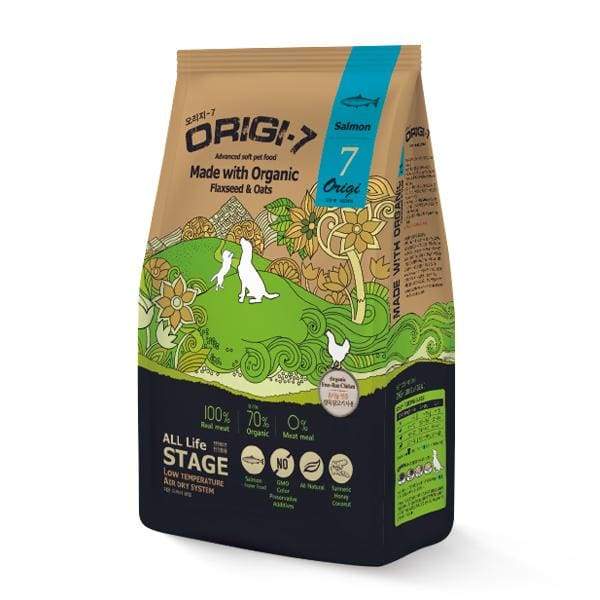Bow Wow Original 7 Salmon Advanced Soft Air Dried Dog Food 1.2kg (2.6lb) - Grain Free Natural Nutrition for Small & Large Dogs - Perfect for Training, Travel & Daily Meals