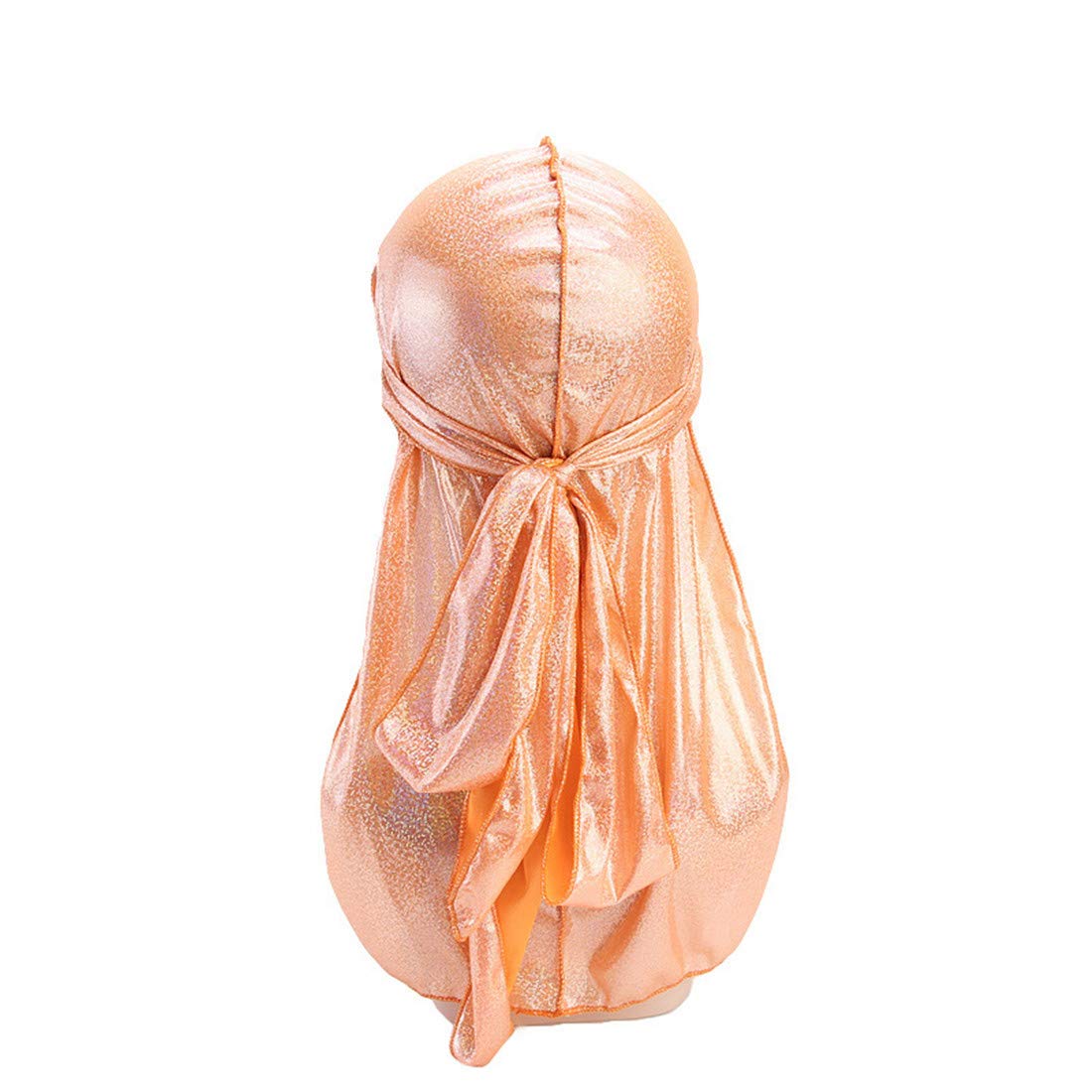 Silky Sparkly Durags for Men & Women - Shiny Turban Headwrap, Bandana & Wig Cap for Bikers - Perfect for Hair Protection, Fashion & Sports