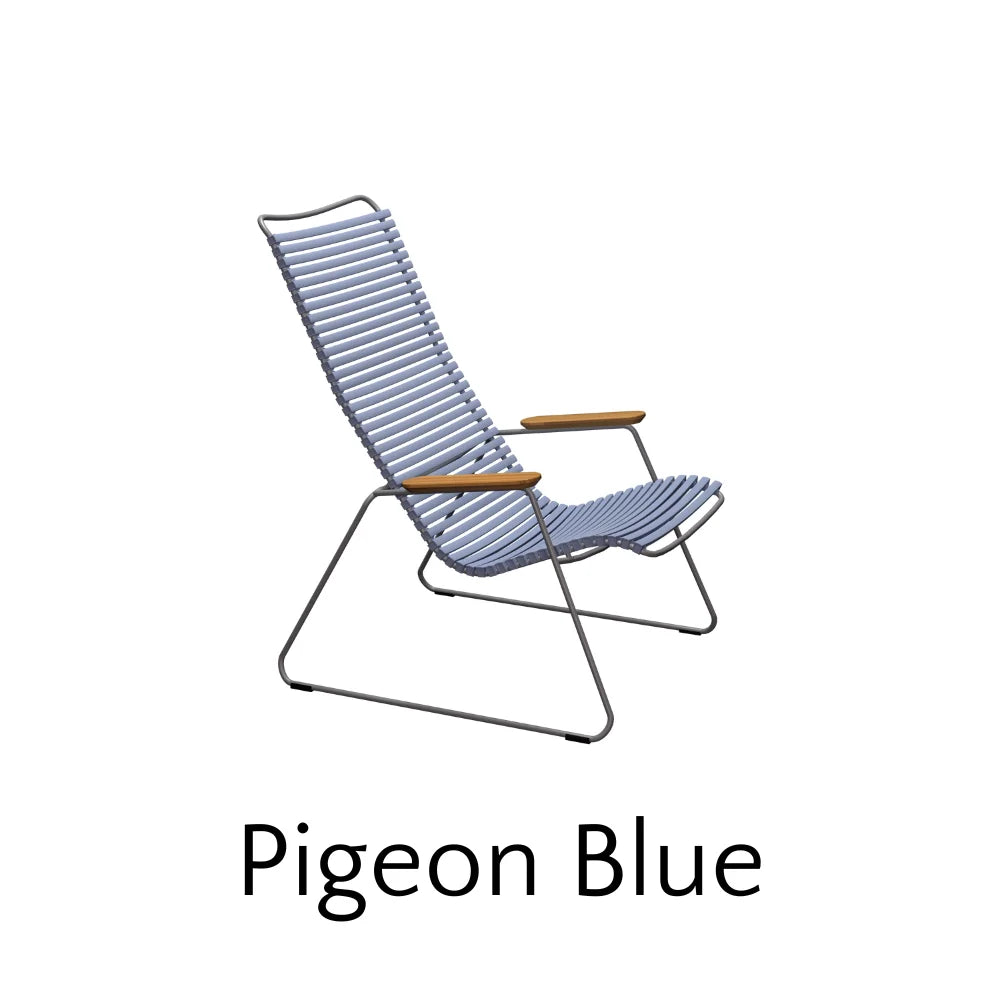 CLICK Outdoor Lounge Chair - Patio Furniture for Backyard, Poolside & Garden Relaxation - Comfortable & Durable Weather-Resistant Sunbathing Chair for Adults