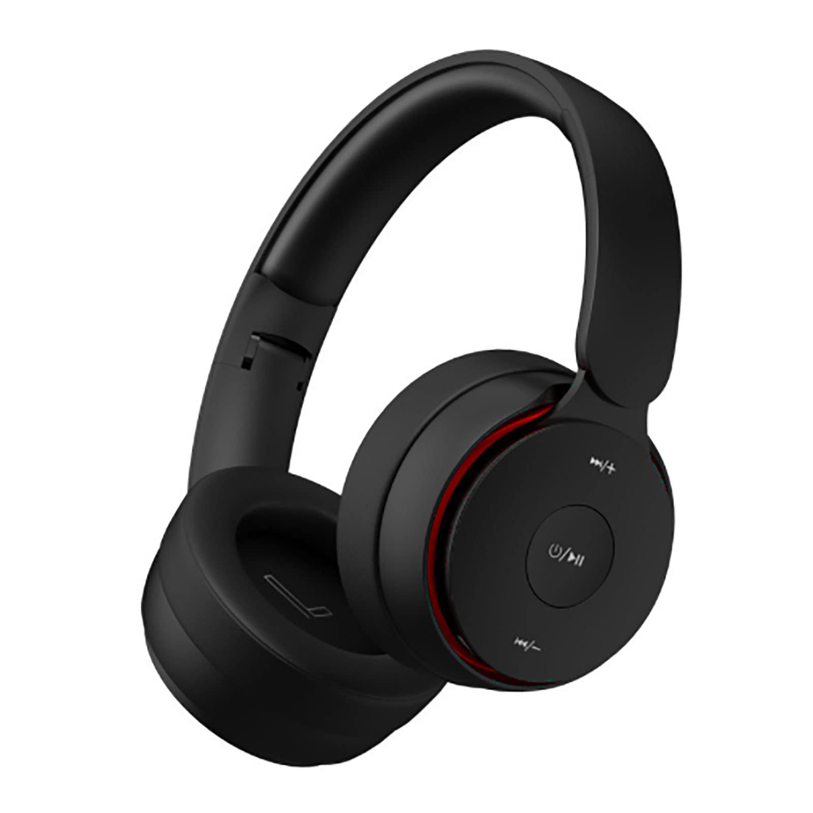 **Wireless Bluetooth Over-Ear Headphones with Built-in Mic, Foldable & Wired/TF Card Support, Soft Memory Earmuffs for Travel, Work, Gaming - Perfect for Adults, Kids & Teens**
