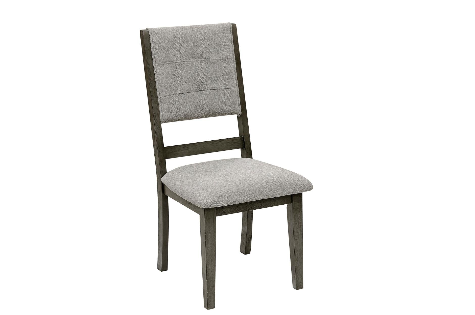 Modern 5-Piece Grey Dinette Set - Contemporary Kitchen Dining Table & Chairs for Small Spaces, Breakfast Nook, and Apartments