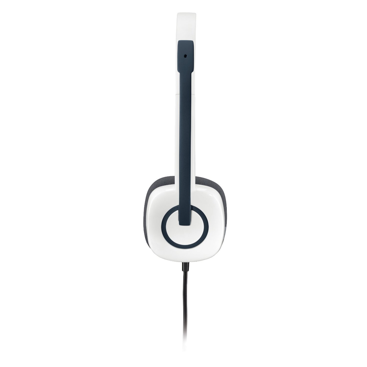 Logitech H150 Stereo Gaming Headset with Noise-Canceling Mic - Lightweight Comfort for PC, Laptop, Mobile - Cloud White | Perfect for Online Classes, Work Calls & Gaming