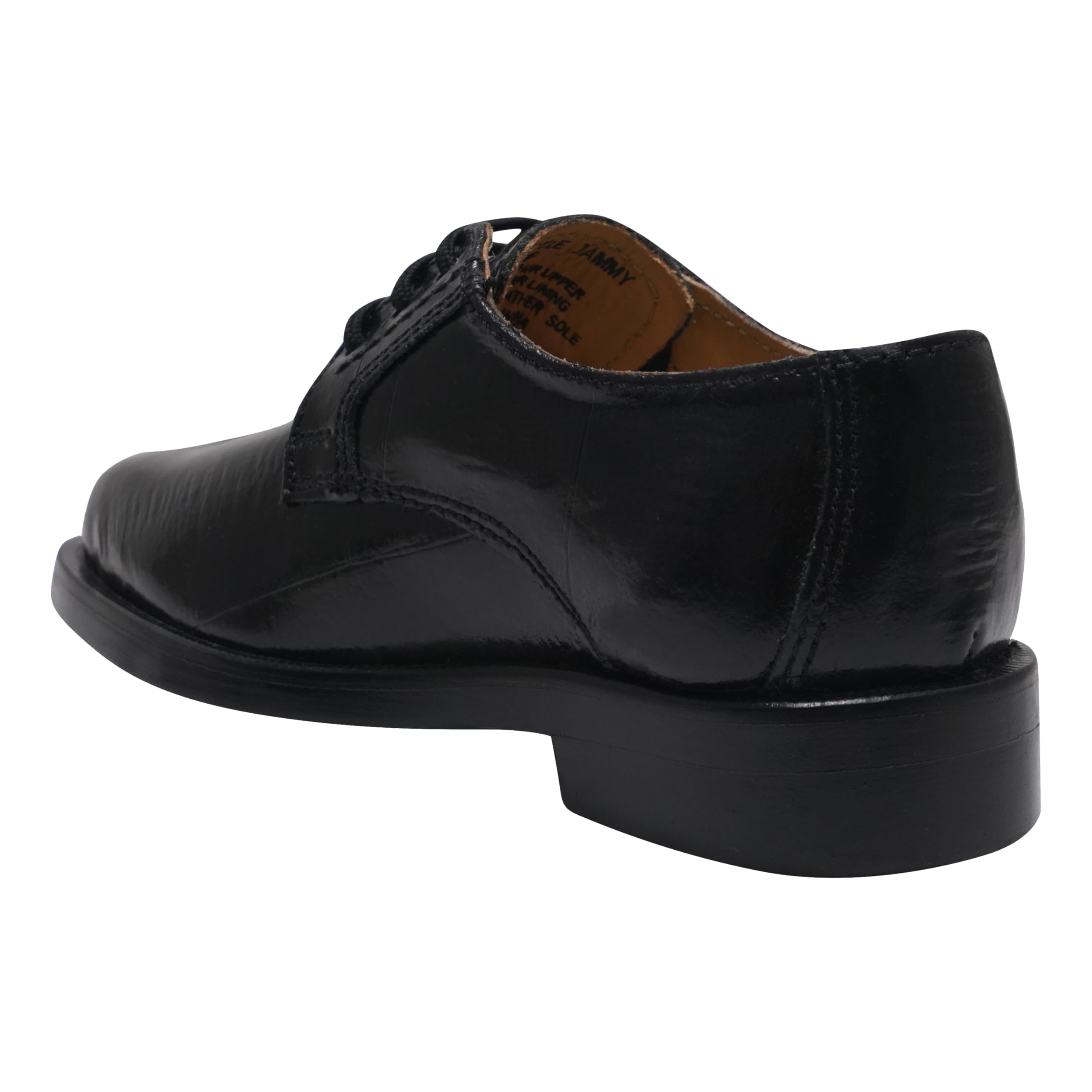 LIBERTYZENO Boys Animal Print Genuine Leather Oxford Dress Shoes - Toddler Lace-Up Formal Shoes for Easter, School & Special Occasions