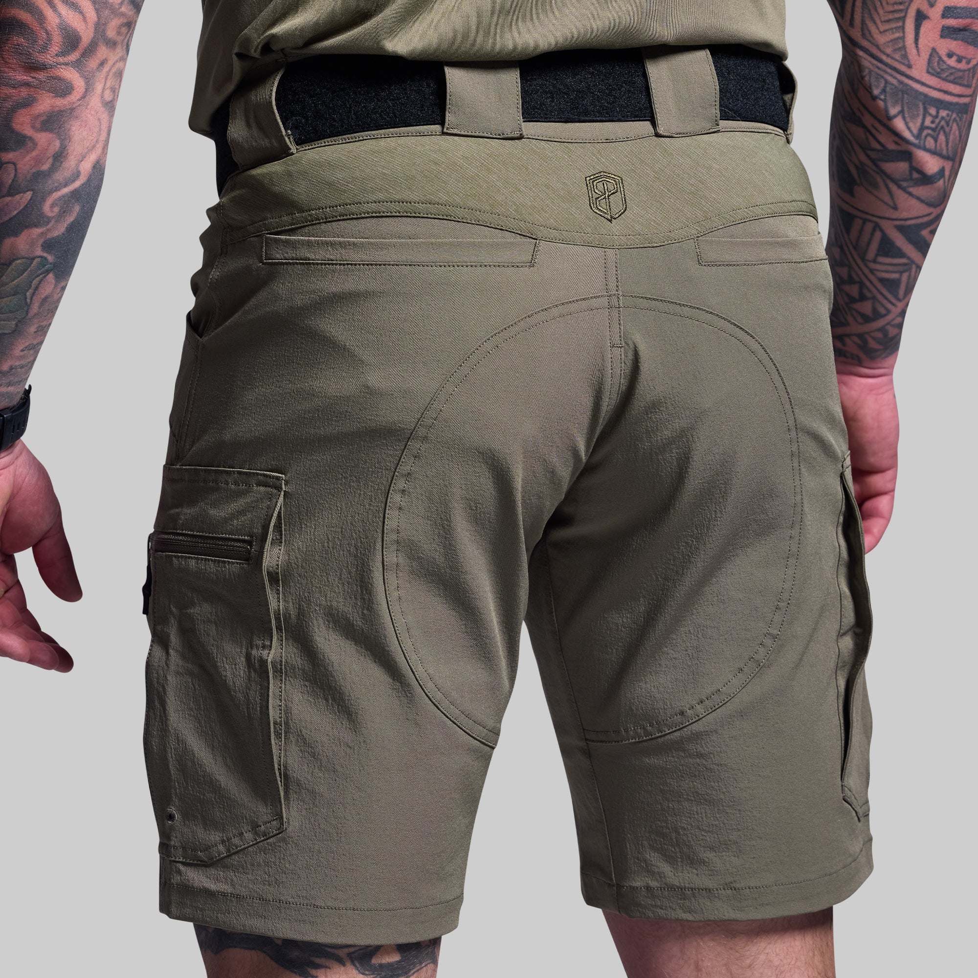 Scout Short (OD Green) - Lightweight Tactical Outdoor Hiking Pants for Men - Perfect for Camping, Hunting & Adventure Travel